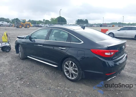 2015 Hyundai Sonata Limited 2.0T из США, поврежденный, VIN 5NPE34AB5FH141307
